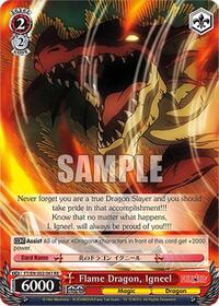 Igneel U waifu card — Weiss Schwarz